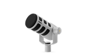 Mikrofoner - Røde PodMic USB-C plus XLR - Vit - PODMICUSBW