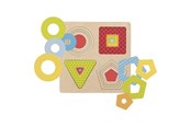 Pusselspel - Goki Wooden Layer Puzzle Geometric Shapes 16 pcs. Trä - 57705