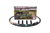 Leksaksbil - Johntoy Steam Train Playset 19 pieces. - 26994