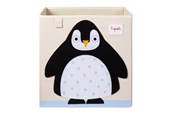 Barnrummet - 3 Sprouts Storage Box - Black Penguin - IBXPEN