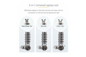 Systemtillbehör - StarTech.com 25-Pack Laptop Lock Compatible w/Noble Wedge/Nano/K-Slot - security cable lock - UNIVCS25-LAPTOP-LOCK