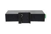 USB Hub - Eaton series USB 2.0 Hub Industrial 4-Port 15kV ESD Immunity Metal Wall/DIN Mountable USB Hub - 4 porte - Svart - U223-004-IND-1