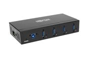 USB Hub - Eaton series 4-Port Rugged Industrial USB 3.0 SuperSpeed Hub USB Hub - USB 3.2 - 4 porte - Svart - U360-004-IND