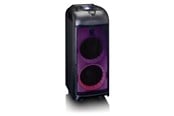Bärbar & festhögtalare - Lenco PA-260BK - PA with full front LED lighting and disco ball - Bluetooth - Black - PA-260BK