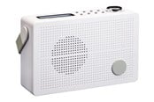 DAB, Nätverk & Klockradio - Lenco PDR-030WH - Portable DAB+/FM radio with alarm function - White - DAB/DAB+/FM - Mono - PDR-030WH