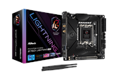 Moderkort - ASRock B760I PG LIGHTNING WIFI Moderkort - Intel B760 - Intel LGA1700 - DDR5 RAM - Mini-ITX - 90-MXBNN0-A0UAYZ