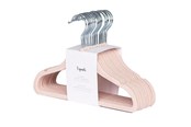 Barnrummet - 3 Sprouts - Velor Hanger 15 pcs Pink - IHVPNK-15