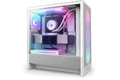 Chassi - NZXT H5 Flow RGB (2024) - Chassi - Miditower - Vit - CC-H52FW-R1