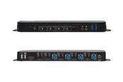 KVM switch - Eaton series 4-Port DisplayPort KVM with Dual Console Ports (DP and HDMI) 4K 60Hz 4:4:4 DP1.4 with IR Remote - B005-DPUA4