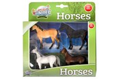 Figure - Kids Globe Horses 4pcs. 1:32 - 570199