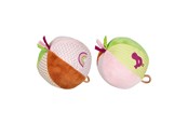 Babyleksaker - Goki Soft Ball with a Bubble Pink Green - 65300