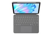 Tangentbord - Logitech Combo Touch for iPad Air 11" (M2) & iPad Air (5th gen) - Oxford Grey - Tastatur & Folio set - Engelska (UK) - Grå - 920-012635