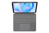 Tangentbord - Logitech Combo Touch for iPad Air 13" (M2) - Oxford Grey - Tastatur & Folio set - Engelska (UK) - Grå - 920-012617