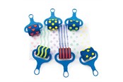 Kreativa spel - Colorations - Paint Rollers with Pattern Set of 6 - CHFUNROL