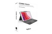 Tangentbord - Logitech Combo Touch for iPad Pro 11" (M4) & iPad Pro 11" Gen 1/2/3/4 - Graphite - Tastatur & Folio set - Engelska (US) - Grå - 920-012831