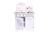 Lekkök och tillbehör - ET Toys Small Wood - Play Kitchen - Grey (L40193) - L40193