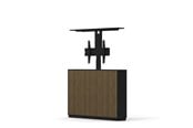 Väggfäste, AV-Möbel - Multibrackets M AV-Cabinet TV-Lift 55" Slimline Black Walnut - Max 50 kg - recommended for 55" - 7350105218057
