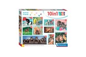 Pusselspel - Clementoni Jigsaw Puzzle Super Color 10in1 Animal Friends Golv - 20283