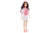 Dockor & Tillbehör - Barbie Fashionistas Red Mess Dress - White Red - HRH12
