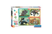 Pusselspel - Clementoni Jigsaw Puzzle 4in1 Baby Cuddles Golv - 21532