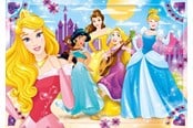 Pusselspel - Clementoni Jigsaw Puzzle Super Color Maxi Disney Princess 104pcs. Golv - 23714