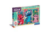 Pusselspel - Clementoni Jigsaw Puzzle Super Color Maxi Disney Stitch 24 pcs. Golv - 24029
