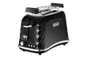 Brödrost & Toaster - DeLonghi Brödrost & Toaster De'Longhi Brillante CTJ 2103.BK - toaster - black - CTJ 2103.BK