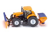Leksaksbil - SIKU 1:50 Traktor m. Plog Och Saltspridare - 319-2940