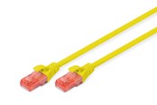 Nätverkskabel - DIGITUS CAT 6 U-UTP Patch Cord - 3m - Gul - 3m - DK-1617-030/Y