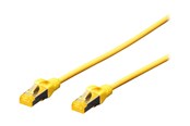 Nätverkskabel - DIGITUS Professional patch cable - 25 cm - yellow - Gul - 0.25m - DK-1644-A-0025/Y