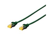 Nätverkskabel - DIGITUS patch cable - 10 m - green - Grön - 10m - DK-1644-A-100/G