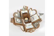 Konst- och hantverksmaterial - Creativ Company Explosion box - Brown (25380) - 25380