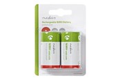 Battery - Nedis BANM40HR202B battery - 2 x D - NiMH - BANM40HR202B