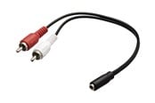 Ljudkabel - Nedis audio cable - 20 cm - CAGB22255BK02