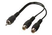 Ljudkabel - Nedis subwoofer cable - 20 cm - CAGB24010BK02