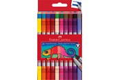 Skriv- och ritverktyg - Faber-Castell Double fibre-tip pen set 20x - 151119