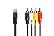 Ljudkabel - Nedis CAGL20400BK10 audio cable - CAGL20400BK10