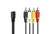 Ljudkabel - Nedis CAGL20475BK02 audio cable - CAGL20475BK02