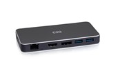 Dockning - C2G USB-C 7-in-1 Dual Display MST Docking Station with HDMI DisplayPort Ethernet USB and Power Delivery up to 100W - 4K 60Hz - docking station - USB-C - HDMI DP - 1GbE - C2G54543