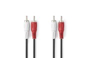 Ljudkabel - Nedis CAGL24200BK100 audio cable - CAGL24200BK100