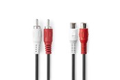 Ljudkabel - Nedis CAGL24205BK100 audio cable - CAGL24205BK100
