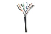 Nätverkskabel - Nedis CCBG8599BK100S networking cable - Svart - 100m - CCBG8599BK100S