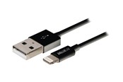USB-kabel - Nedis Valueline Lightning cable - Lightning / USB 2.0 - 1 m - CCGB39300BK10