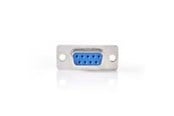 Övriga kablar - Nedis D-Sub Chassis Mount | D-SUB 9-Pin Female | Silver | Box - CCGB52801ME