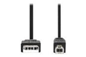USB-kabel - Nedis - USB cable - USB to USB Type B - 2 m - CCGB60100BK10