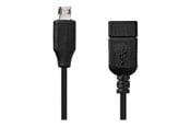 USB-kabel - Nedis - USB adapter - Micro-USB Type B to USB - 20 cm - CCGB60515BK02