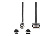 USB-kabel - Nedis - USB cable - 2 m - CCGB60630BK20