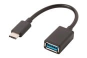 USB-kabel - Nedis - USB-C adapter - USB Type A to 24 pin USB-C - 15 cm - CCGB61710BK02