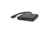 Dockning - Nedis CCGB64770BK01 laptop dock/port replicator - CCGB64770BK01
