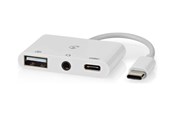 USB-kabel - Nedis CCGB64790WT01 laptop dock/port replicator - CCGB64790WT01